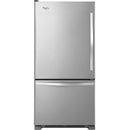  Germain Larivière 30-inch, 18.6 cu. ft. Bottom Freezer Refrigerator WHIRLPOOL WRB329LFBM - Final sale - Floor sample IMAGE 1