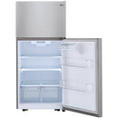  Germain Larivière 30-inch, 20.2 cu.ft. Freestanding Top Freezer Refrigerator with Smart Diagnosis™ LG LTCS20020S - Final sale - Floor sample IMAGE 4