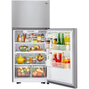  Germain Larivière 30-inch, 20.2 cu.ft. Freestanding Top Freezer Refrigerator with Smart Diagnosis™ LG LTCS20020S - Final sale - Floor sample IMAGE 5
