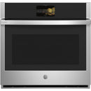  Germain Larivière 30-inch, 5 cu. ft. Built-in Single Wall Oven with Convection GE PTS7000SNSS -Final sale - Floor sample IMAGE 1