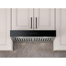  Zephyr 30-inch Vetroa Series Under-Cabinet Range Hood ZVT-E30ABG IMAGE 1