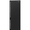  Couleur_Noir --  Smeg 28 inch, 16.3 cu. ft. Freestanding Bottom Freezer Refrigerator with Inverter Compressor IMAGE 1