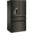  Couleur_Noir inoxydable -- Whirlpool 36 inch, 22 cu. ft. Counter Depth Freestanding French 4 Door Refrigerator with Nugget Ice IMAGE 5