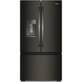  Couleur_Noir inoxydable -- Whirlpool 36 inch, 23.4 cu. ft. Counter Depth Freestanding French 3 Door Refrigerator with Nugget Ice IMAGE 1