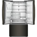  Couleur_Noir inoxydable -- Whirlpool 36 inch, 23.4 cu. ft. Counter Depth Freestanding French 3 Door Refrigerator with Nugget Ice IMAGE 2