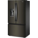  Couleur_Noir inoxydable -- Whirlpool 36 inch, 23.4 cu. ft. Counter Depth Freestanding French 3 Door Refrigerator with Nugget Ice IMAGE 4