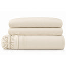  Taille_Double -- Germain Larivière 4-piece sheet set 4-piece 220-thread count Vanilla Full sheet set IMAGE 1