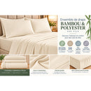  Taille_Double -- Germain Larivière 4-piece sheet set 4-piece 220-thread count Vanilla Full sheet set IMAGE 2