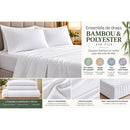  Germain Larivière 4-piece sheet set 4-piece 220-thread count white King sheet set IMAGE 2