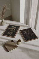 DUO FLEURS PRÉCIEUSES (2 Oeuvres sur toile étirée)