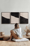 LUXE TRIO (3 Œuvres sur toile étirée)