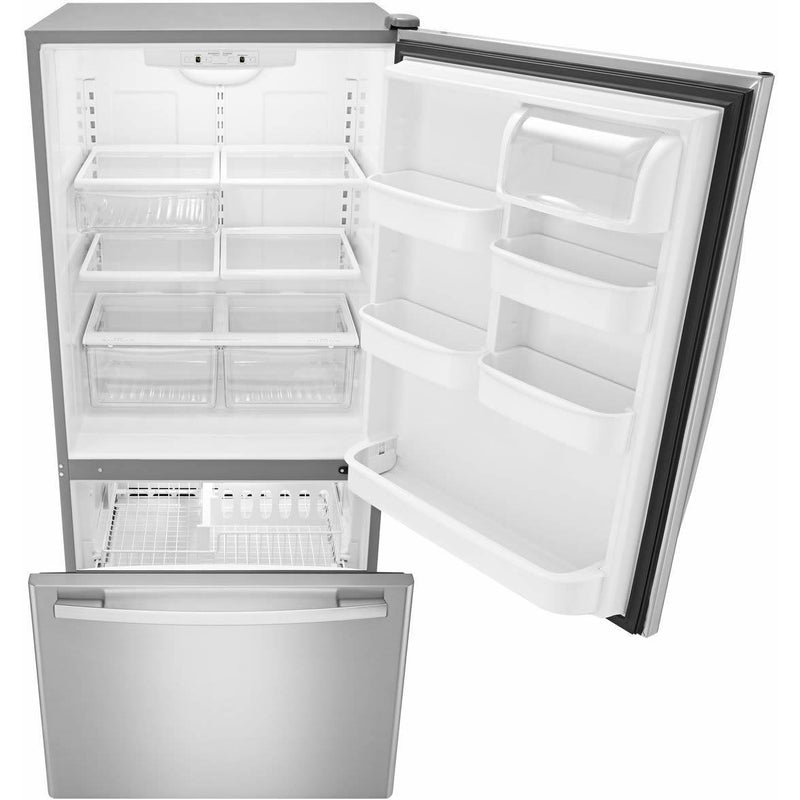 Amana Réfrigérateur à congélateur inférieur de 33 po, 22 pi cu ABB2224BRM - Germain Larivière