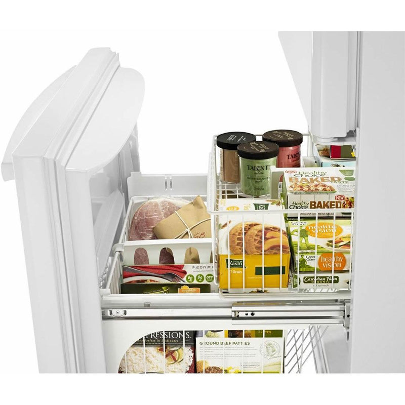 Amana Réfrigérateur à congélateur inférieur de 33 po, 22 pi cu ABB2224BRW - Germain Larivière