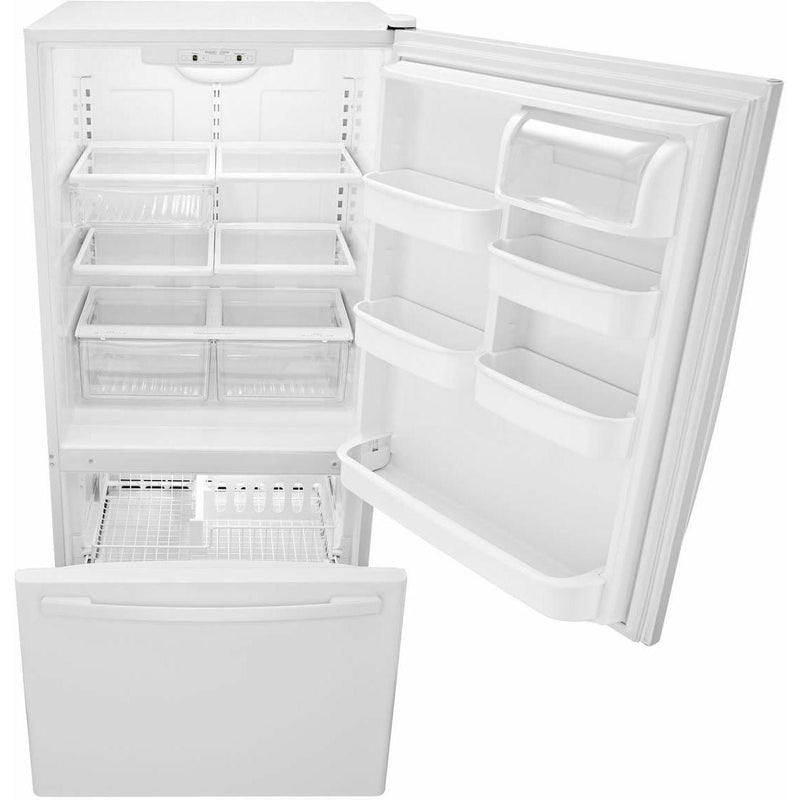 Amana Réfrigérateur à congélateur inférieur de 33 po, 22 pi cu ABB2224BRW - Germain Larivière
