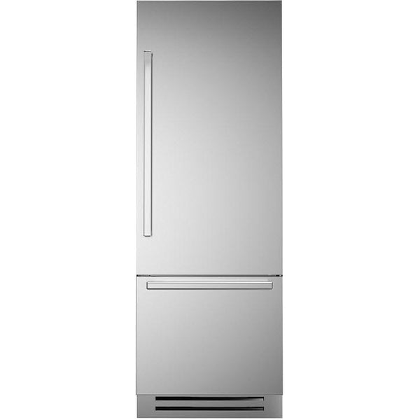 Bertazzoni Réfrigérateur à congélateur inférieur intégré de 30 pouces, 15,5 pi. cu. avec affichage numérique REF30BMBIXRT - Germain Larivière