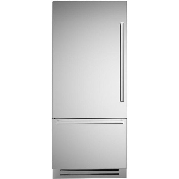 Bertazzoni Réfrigérateur à congélateur inférieur intégré de 36 pouces, 19,6 pi. cu. avec affichage numérique REF36BMBIXLT - Germain Larivière