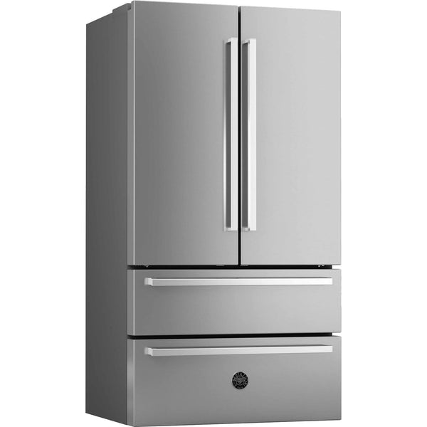 Bertazzoni Réfrigérateur quatre portes avec porte à deux battants de 36 po, 21 pi cu avec machine à glaçons intérieur REF36X/17 - Germain Larivière