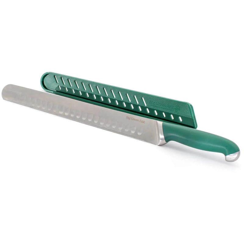 Big Green Egg Couteau à trancher de 12 pouces avec couvercle de protection 128805 - Germain Larivière