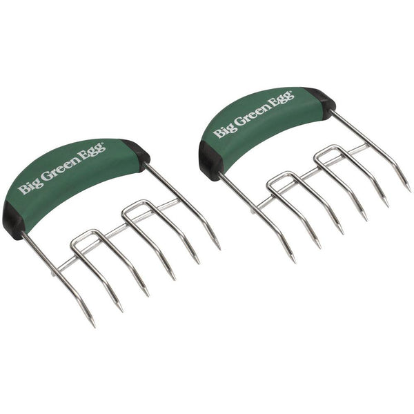 Big Green Egg Griffes à Viande en Acier Inoxydable, Poignées Ergonomiques 114099 - Germain Larivière