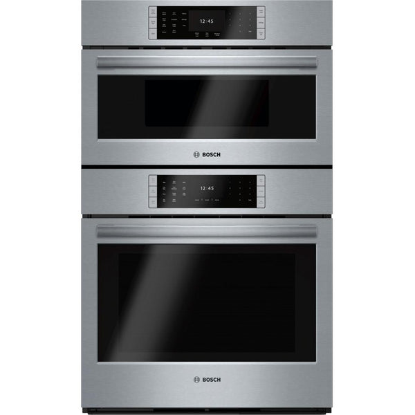 Bosch Four mural encastré combiné de 30 po, 4,6 pi cu avec EcoClean™ HBLP752UC VENTE FINALE - BOITE OUVERTE - VENDU TEL QUEL - Germain Larivière