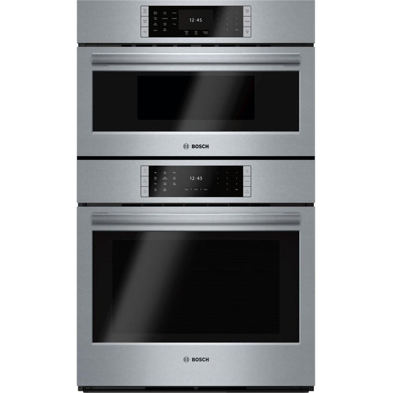 Bosch Four mural encastré combiné de 30 po, 4,6 pi cu avec EcoClean™ HBLP752UC VENTE FINALE - BOITE OUVERTE - VENDU TEL QUEL - Germain Larivière