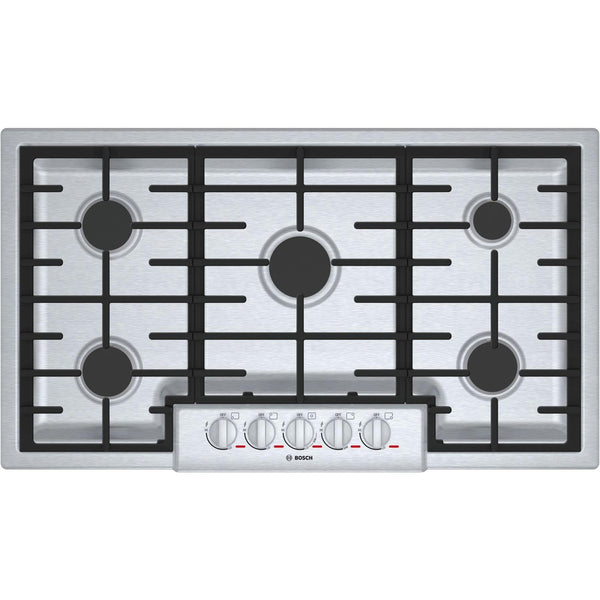 Bosch Table de cuisson encastrée à gaz de 36 po avec brûleur OptiSim® NGMP656UC - Germain Larivière