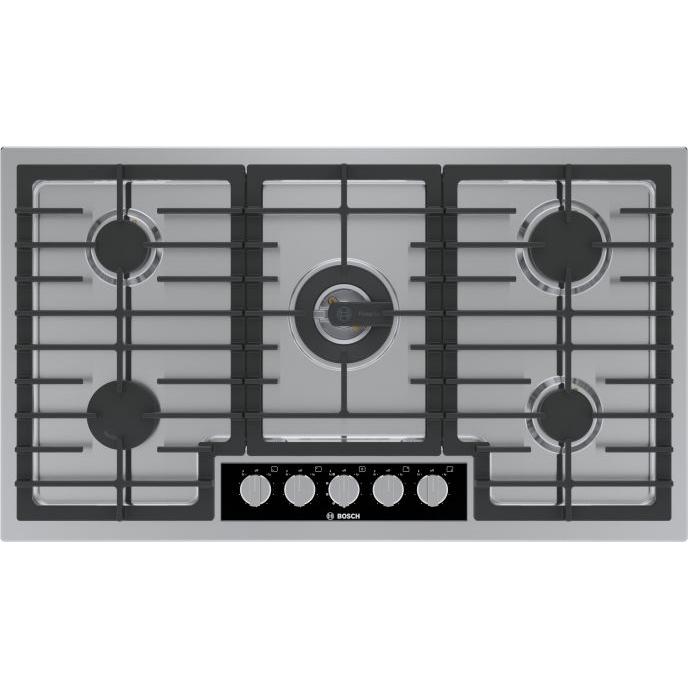 Bosch Table de cuisson encastrée à gaz de 36 pouces NGMP659UC/01 - Germain Larivière