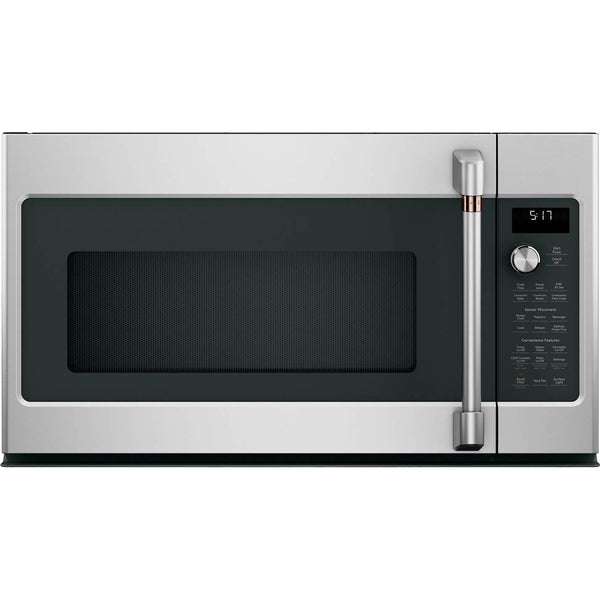 Café Four à micro - ondes à hotte intégrée de 30 po, 1,7 pi cu avec convection CVM517P2MS1 - Germain Larivière