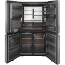 Café Réfrigérateur quatre portes avec porte à deux battants de 36 po, 27,4 pi cu CQE28DM5NS5 - Germain Larivière