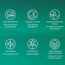 Comerco Protection pour matelas Grand Protège - matelas Purelux - 100% imperméable (Grand) - Germain Larivière