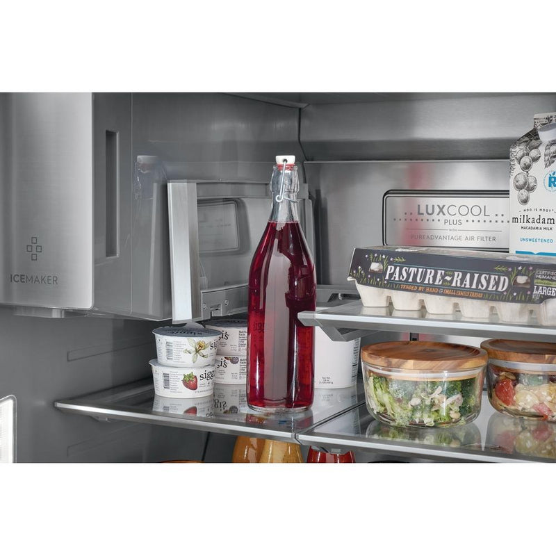 Electrolux Réfrigérateur quatre portes avec porte à deux battants à profondeur de comptoir avec tiroir TempAdapt™ ERMC2295AS VENTE FINALE - MODELE DE PLANCHER ST - HYACINTHE - VENDU TEL QUEL - Germain Larivière