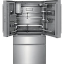 Electrolux Réfrigérateur quatre portes avec porte à deux battants à profondeur de comptoir avec tiroir TempAdapt™ ERMC2295AS VENTE FINALE - MODELE DE PLANCHER ST - HYACINTHE - VENDU TEL QUEL - Germain Larivière