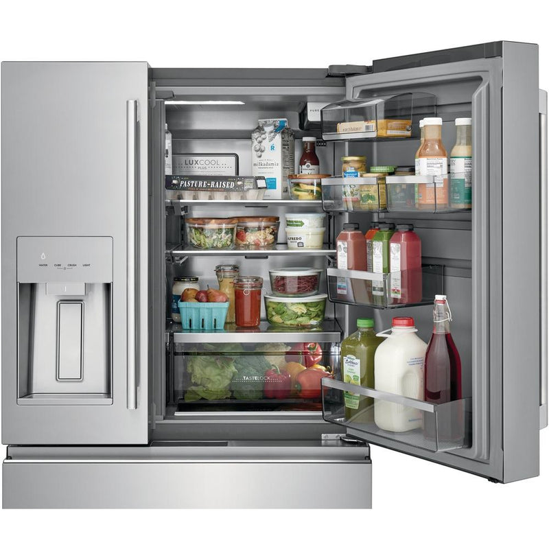 Electrolux Réfrigérateur quatre portes avec porte à deux battants à profondeur de comptoir avec tiroir TempAdapt™ ERMC2295AS VENTE FINALE - MODELE DE PLANCHER ST - HYACINTHE - VENDU TEL QUEL - Germain Larivière