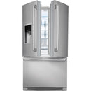 Electrolux Réfrigérateur trois portes avec porte à deux battants à profondeur de comptoir de 36 po, 21.5 pi cu avec commandes Wave - Touch® EW23BC87SS - Germain Larivière