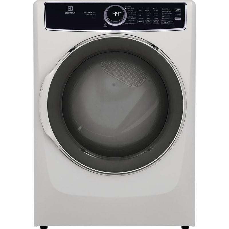 Electrolux Sécheuse électrique de 8.0 pi.cu. avec 10 programmes de séchage ELFE753CAW VENTE FINALE - BOITE OUVERTE - VENDU TEL QUEL - Germain Larivière