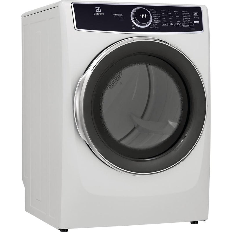 Electrolux Sécheuse électrique de 8.0 pi.cu. avec 10 programmes de séchage ELFE753CAW VENTE FINALE - BOITE OUVERTE - VENDU TEL QUEL - Germain Larivière