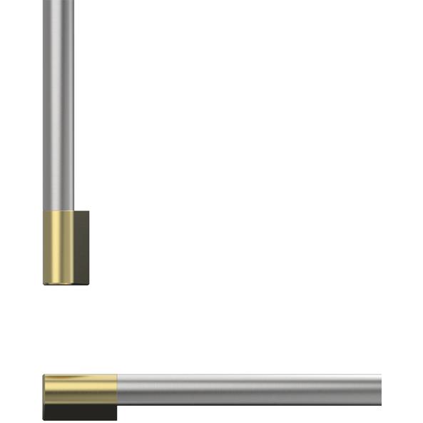 Fisher & Paykel Ensemble de poignée professionnelle ronde affleurante pour réfrigérateur - congélateur intégré, 30 pouces AHP3RD3084WBA - Germain Larivière