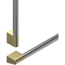 Fisher & Paykel Ensemble de poignée professionnelle ronde affleurante pour réfrigérateur ou congélateur intégré en colonne AHP3RDSFBA - Germain Larivière