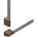 Fisher & Paykel Ensemble de poignée professionnelle ronde affleurante pour réfrigérateur ou congélateur intégré en colonne AHP3RDSFDC - Germain Larivière