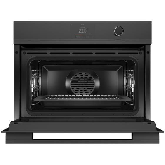 Fisher & Paykel Four mural à vapeur combiné de 24 pouces avec technologie AeroTech™ OS24NDTDB1 - Germain Larivière