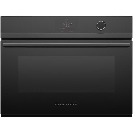 Fisher & Paykel Four mural à vapeur combiné de 24 pouces avec technologie AeroTech™ OS24NDTDB1 - Germain Larivière