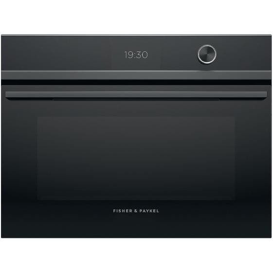 Fisher & Paykel Four mural à vapeur combiné de 24 pouces avec technologie AeroTech™ OS24NDTDB1 - Germain Larivière