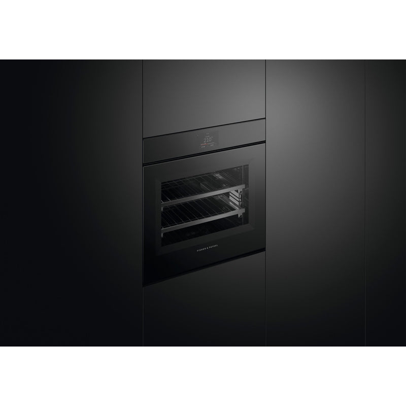 Fisher & Paykel Four mural encastré à vapeur de 24 pouces avec technologie convection OS24SMTNB1 - Germain Larivière