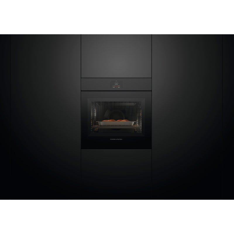 Fisher & Paykel Four mural encastré à vapeur de 24 pouces avec technologie convection OS24SMTNB1 - Germain Larivière