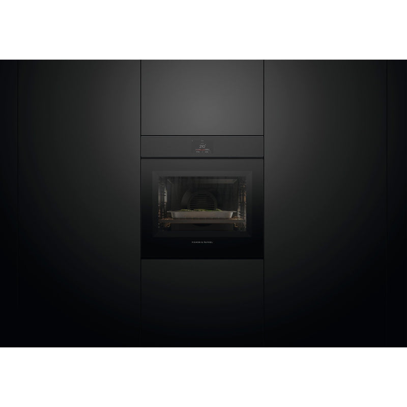 Fisher & Paykel Four mural encastré à vapeur de 24 pouces avec technologie convection OS24SMTNB1 - Germain Larivière
