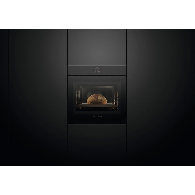 Fisher & Paykel Four mural encastré à vapeur de 24 pouces avec technologie convection OS24SMTNB1 - Germain Larivière