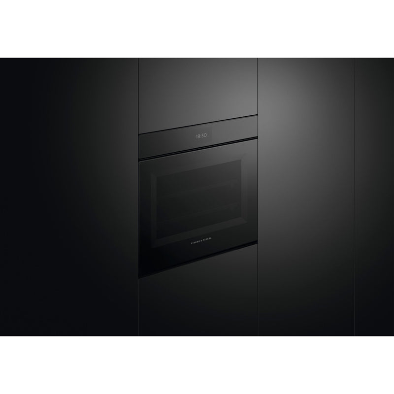Fisher & Paykel Four mural encastré à vapeur de 24 pouces avec technologie convection OS24SMTNB1 - Germain Larivière