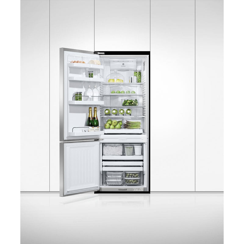 Fisher & Paykel Réfrigérateur à congélateur inférieur à profondeur de comptoir de 25 po, 13.4 pi cu avec distributeur d'eau RF135BDLUX4 N - Germain Larivière