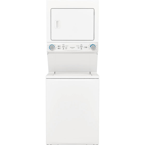 Frigidaire Centre de buanderie laveuse/sécheuse superposées électrique FLCE752CAW - VENTE FINALE - BOITE OUVERTE - VENDU TEL QUEL - Germain Larivière