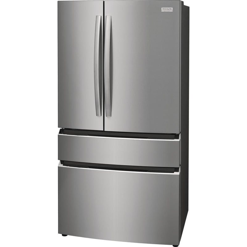 Frigidaire Gallery Réfrigérateur quatre portes avec porte à deux battants de 27,2 pi. cu. avec distributeur d'eau interne et machine à glaçons GRMN2872AF - VENTE FINALE - BOITE OUVERTE - VENDU TEL QUEL - Germain Larivière